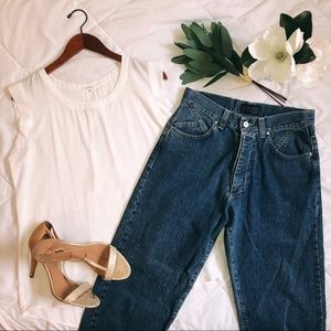 Rare Versace Couture Button Fly High Waisted Jeans